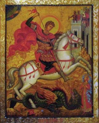 "St. George and the Dragon" icon