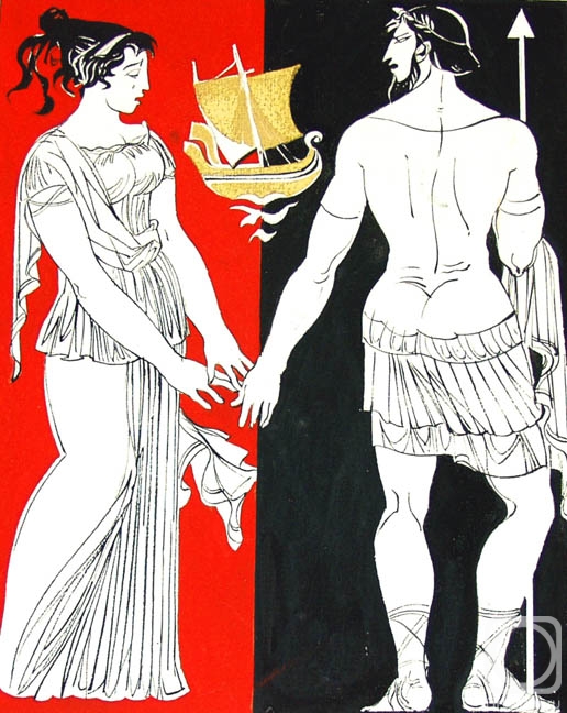 Chistyakov Yuri. Odysseus and Penelopa