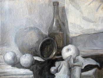 Still Life. Grisaille