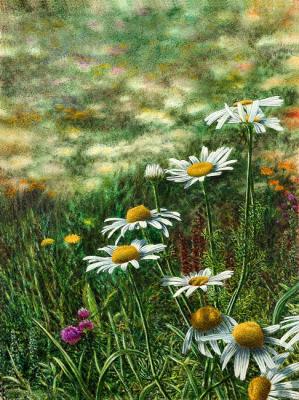 In a meadow near the forest (giclee)