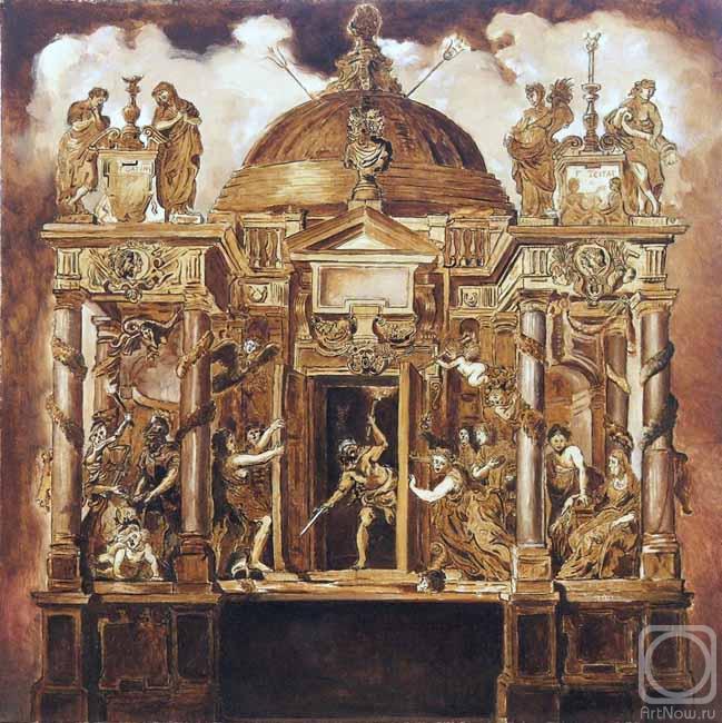 Sokolov Yuriy. Peter Paul Rubens (sketch of the painting "The Temple of Janus")