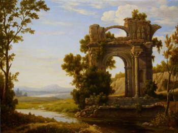 Landscape with ruins 2
