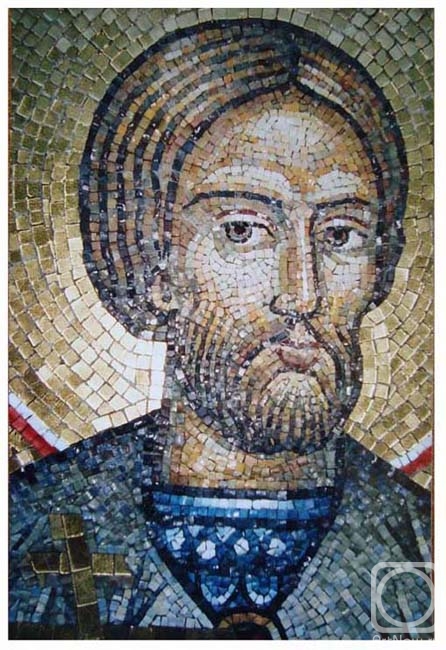 Emelyanova Natalia. Byzantine mosaic Sv. kn. Alexander Nevskiy, fragment