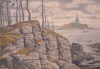 Valaam rocks. From the series "Russian North". Alanne Kirill