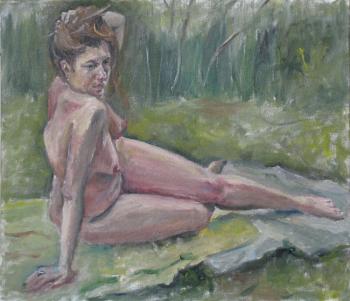 Nu (The model at an open air). Korolev Leonid
