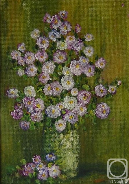 Картина. Бекман Рита. Знаю: гадая, и мне обрывать нежный цветок маргаритку ... (А.Ахматова)