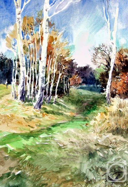 Chistyakov Yuri. The autumn wood, Zaitsevo 2001
