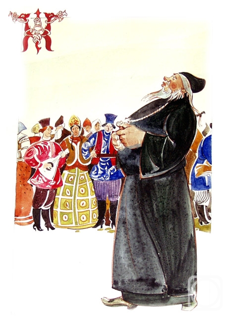 Chistyakov Yuri. Illustration to A.Pushkin's fairy tale  8