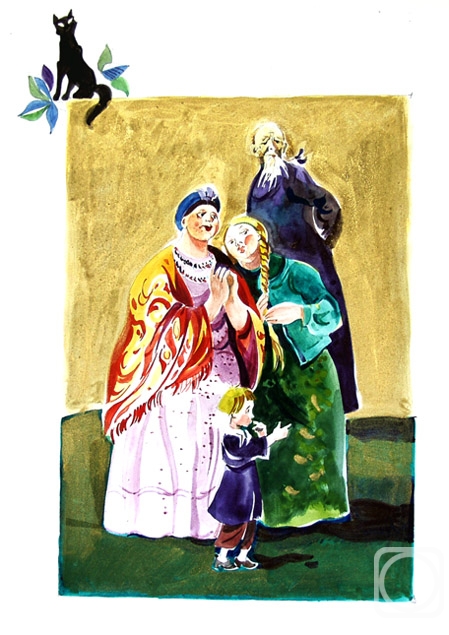 Chistyakov Yuri. Illustration to A.Pushkin's fairy tale  7