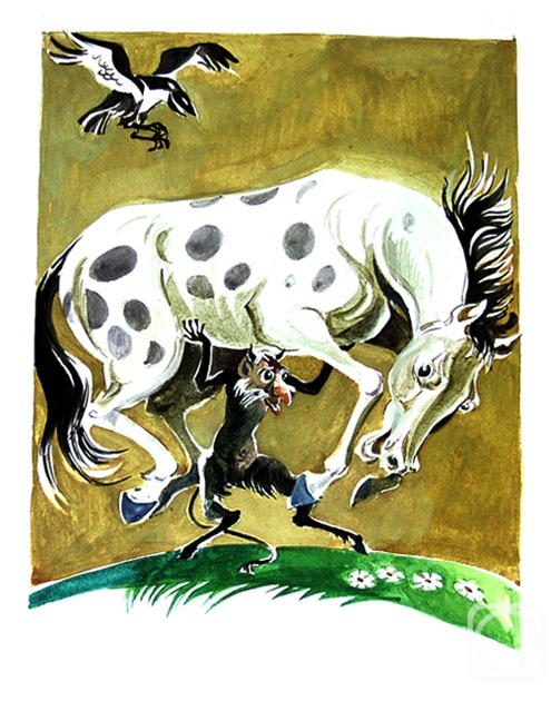 Chistyakov Yuri. Illustration to A.Pushkin's fairy tale  6
