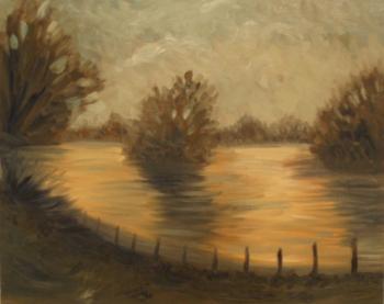 Copy 128 (landscape at dusk). Lukaneva Larissa