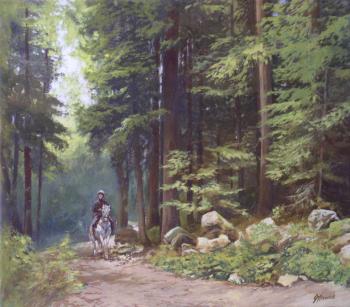 In the forest. Panov Eduard