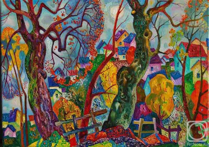 Картина маслом на холсте. Чернявский Михаил. Этюд