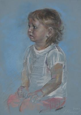 Portrait of a daughter. Khvastunova Alla