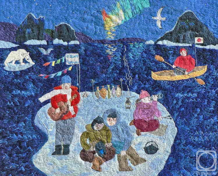 Картина. Корзнякова Жанна. Ой, то не вечер или песня о Шантарских островах