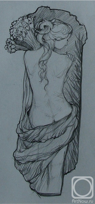 Roshina-Iegorova Oksana. Sketch for the bas-relief of a
