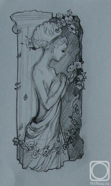 Roshina-Iegorova Oksana. Sketch for the bas-relief of 2