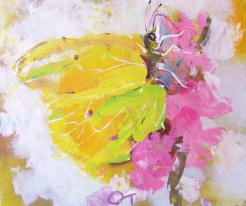Nectar for yellow butterfly. Trosinenko Olga