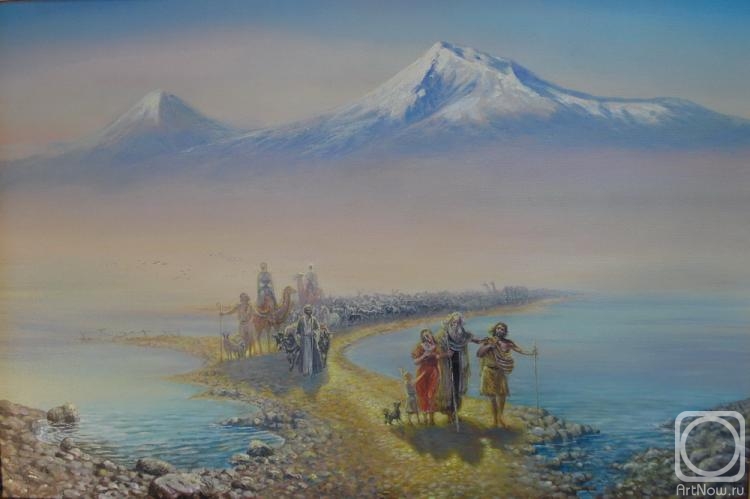 Doronin Vladimir. Descent of Noah from Mount Ararat