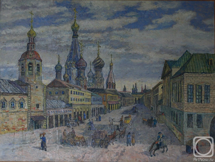 Картина маслом на холсте. Филюков Александр. Москва. 18 век