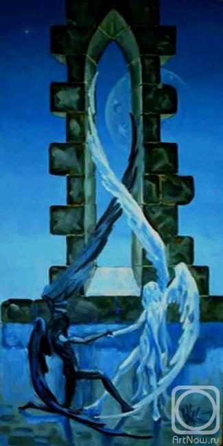 Картина. Неволин Виктор. Танец ангелов. Эскиз к картине