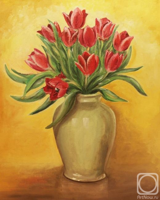 Картина маслом на холсте. Шиц Виктор. Свежий букет