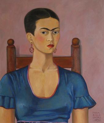 Self-portrait of Frida Kahlo in 1930