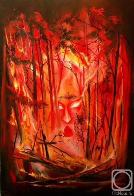 Barkov Vladimir. Spirit of forest's fire
