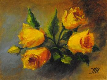Yelow roses. Herrero-Utiasheva Julia