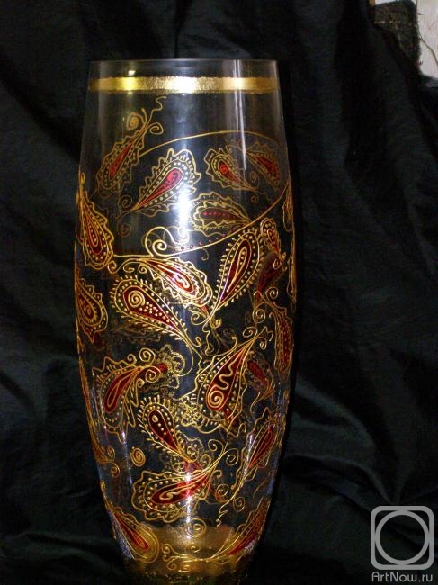 Mishchenko-Sapsay Svetlana. Vase with an Indian motif