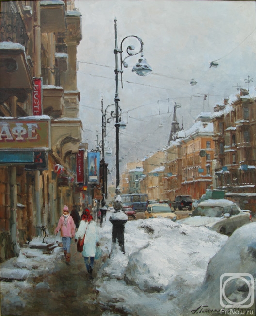 Galimov Azat. Liteyny Avenue. Winter 2010