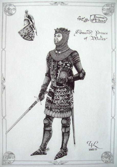 Chasovskih Kirill. Edward Woodstock, Prince of Wales and Aquitaine, "The Black Prince"
