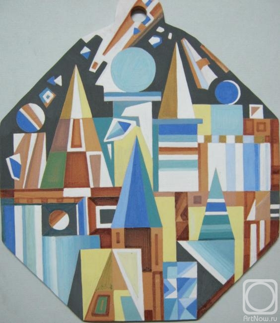 Fedorova Nina. Composition of geometric shapes