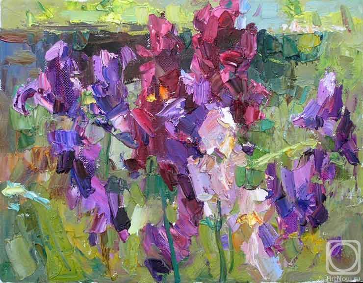 Marmanov Roman. Etude with irises