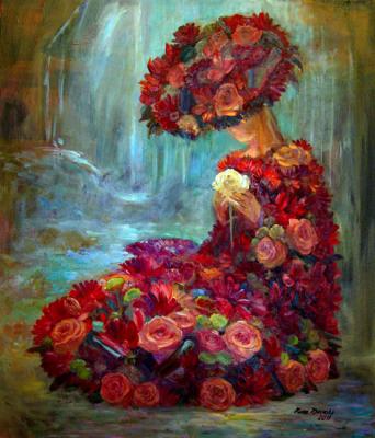 Persephone Red Dress. Krasnova Nina