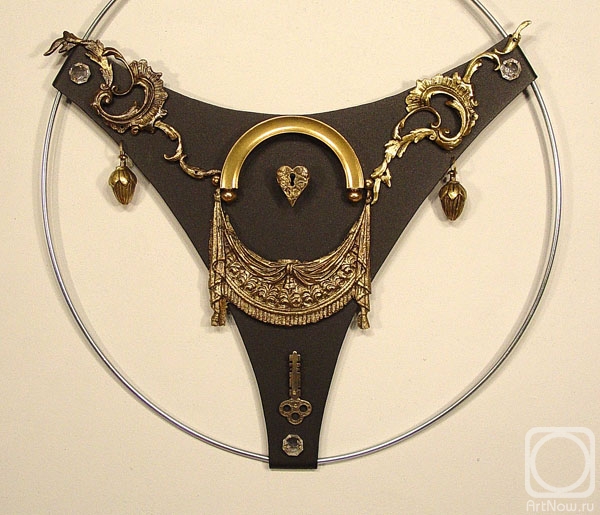 Спиридонов Николай. Модель: "Петербургские Тайны" / №1/ Серия "Бекини - Арт"/ Тема: "Рококо"/ Изделие: настенное панно