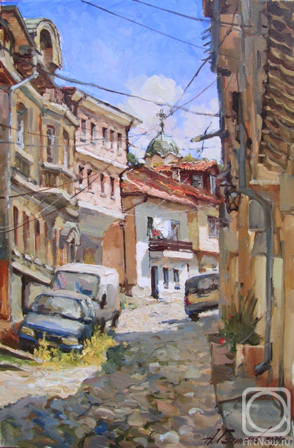 Galimov Azat. The Small street in Veliko Tyrnovo
