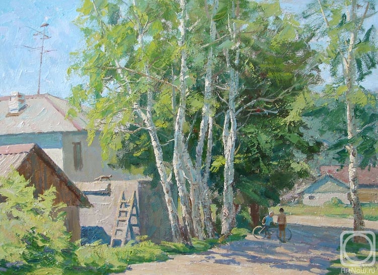 Panov Igor. In summer small town
