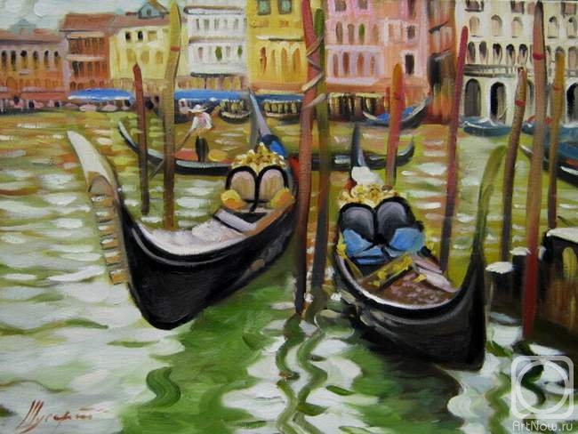 Картина маслом на холсте. Шуберт Альбина. Венеция