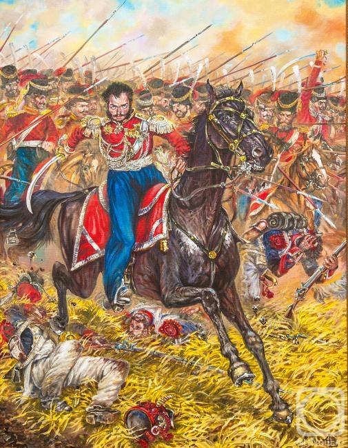 Doronin Vladimir. Graf-General Adjutant Orlov-Denisov V.V. ... Cossack lava... 1812