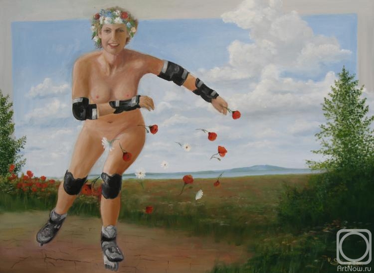 Картина маслом на холсте. Шиц Виктор. Флора