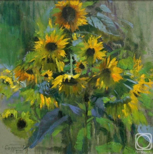 Сафронова Наталия. Подсолнухи
