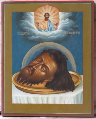The beheading of the head of St. St. John the Baptist (view without salary). Shurshakov Igor