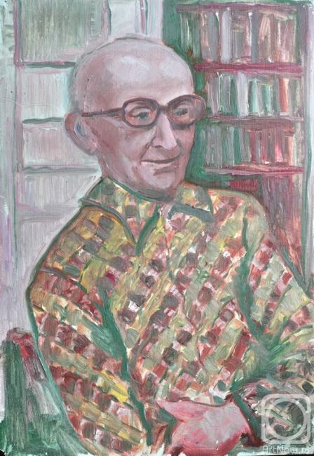 Klenov Valeriy. Portrait of an elderly man (Ivan Aleksandrovich)
