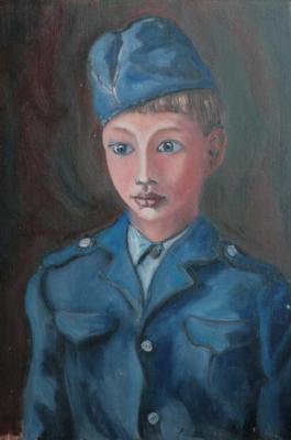 Portrait of son Andrew (). Klenov Valeriy