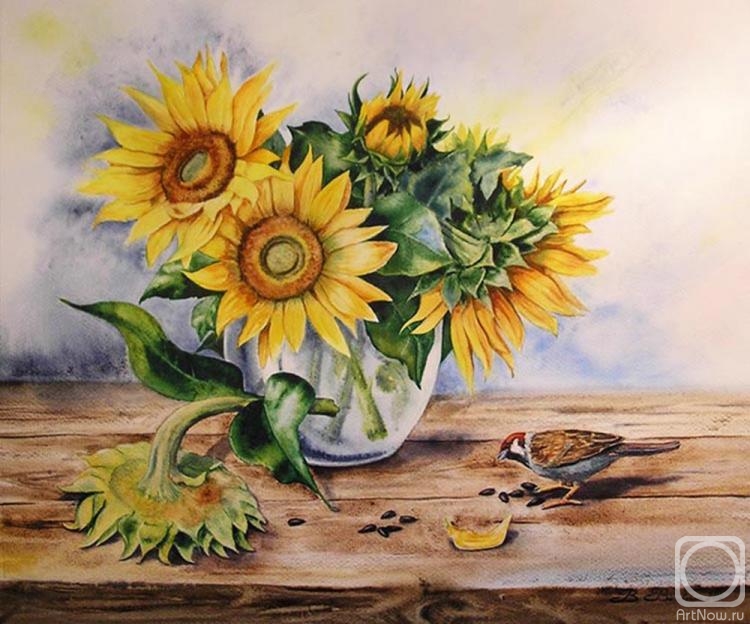 Valevskaya Valentina. Sunflowers