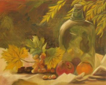 530 (Still life with nuts and fruits). Lukaneva Larissa