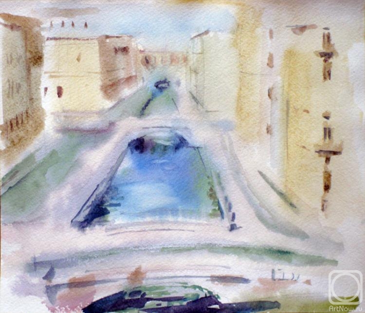 Картина. Романов Егор. Зимняя канавка