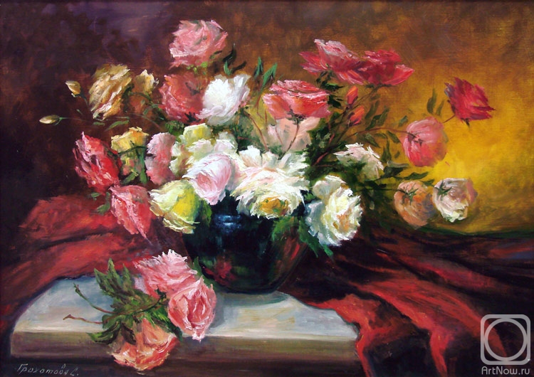 Grokhotova Svetlana. Roses and velvet