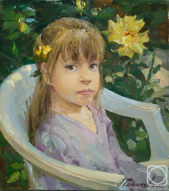Galimov Azat. The girl in the garden